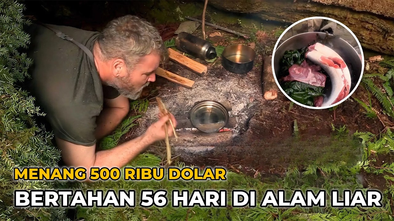 Tonton Kisah Alan Bertahan Di Alam Liar 56 Hari Hingga Menang 500 Ribu Dolar | Nafas Liar