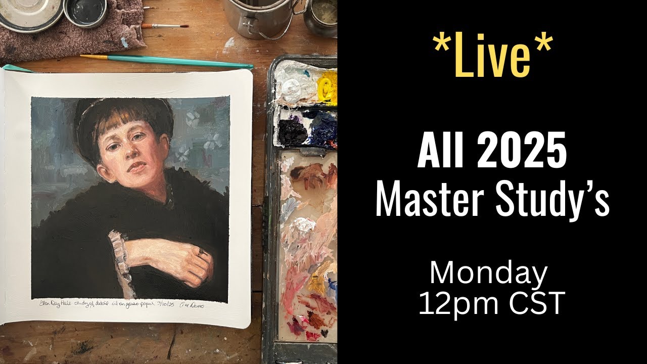 Come See All Of The 2025 Oil Painted Master Study's At Once!