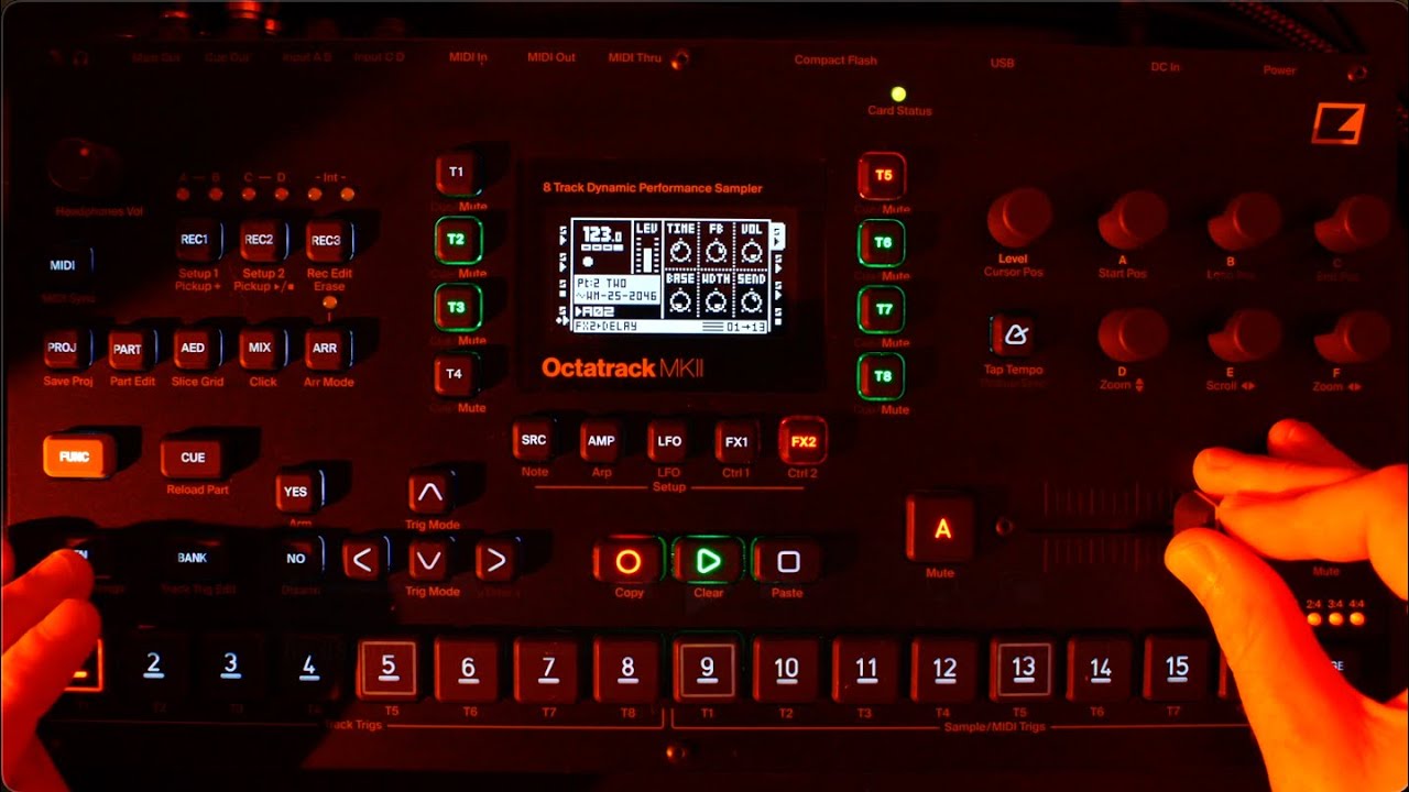 Octatrack MKII Session 12 (Dub Techno)