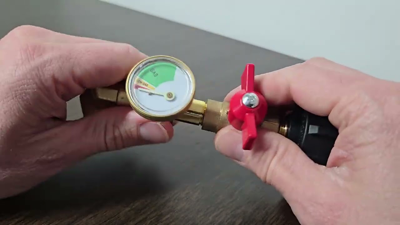 Propane Refill Adapter to Refill 1lb Green Canisters Easily and Safely