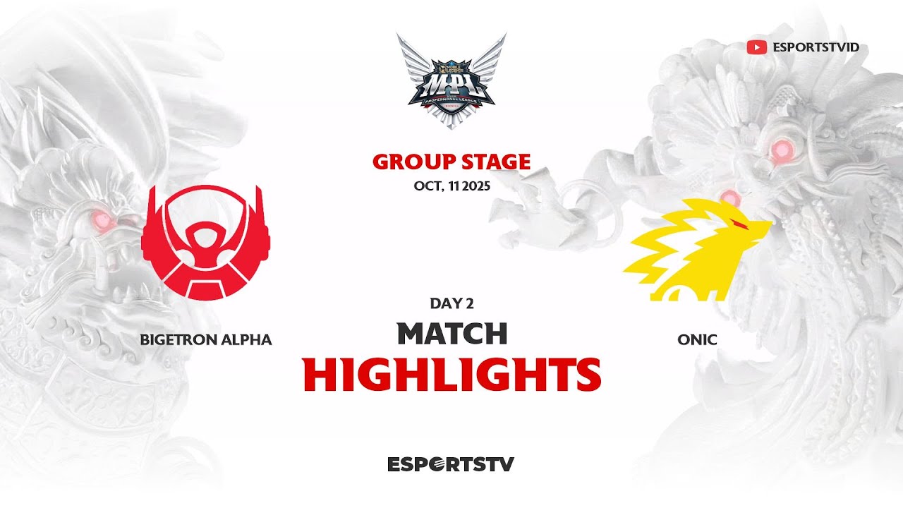 Bigetron by Vitality vs ONIC HIGHLIGHTS MPL ID S16 | ONIC VS BTR ESPORTSTV