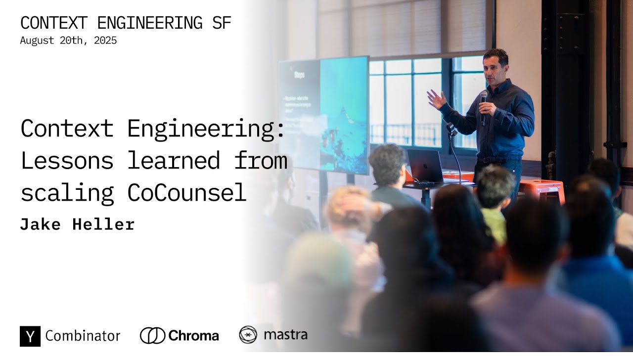 Context Engineering SF: Уроки, извлеченные из масштабирования CoCounsel — Джейк Хеллер