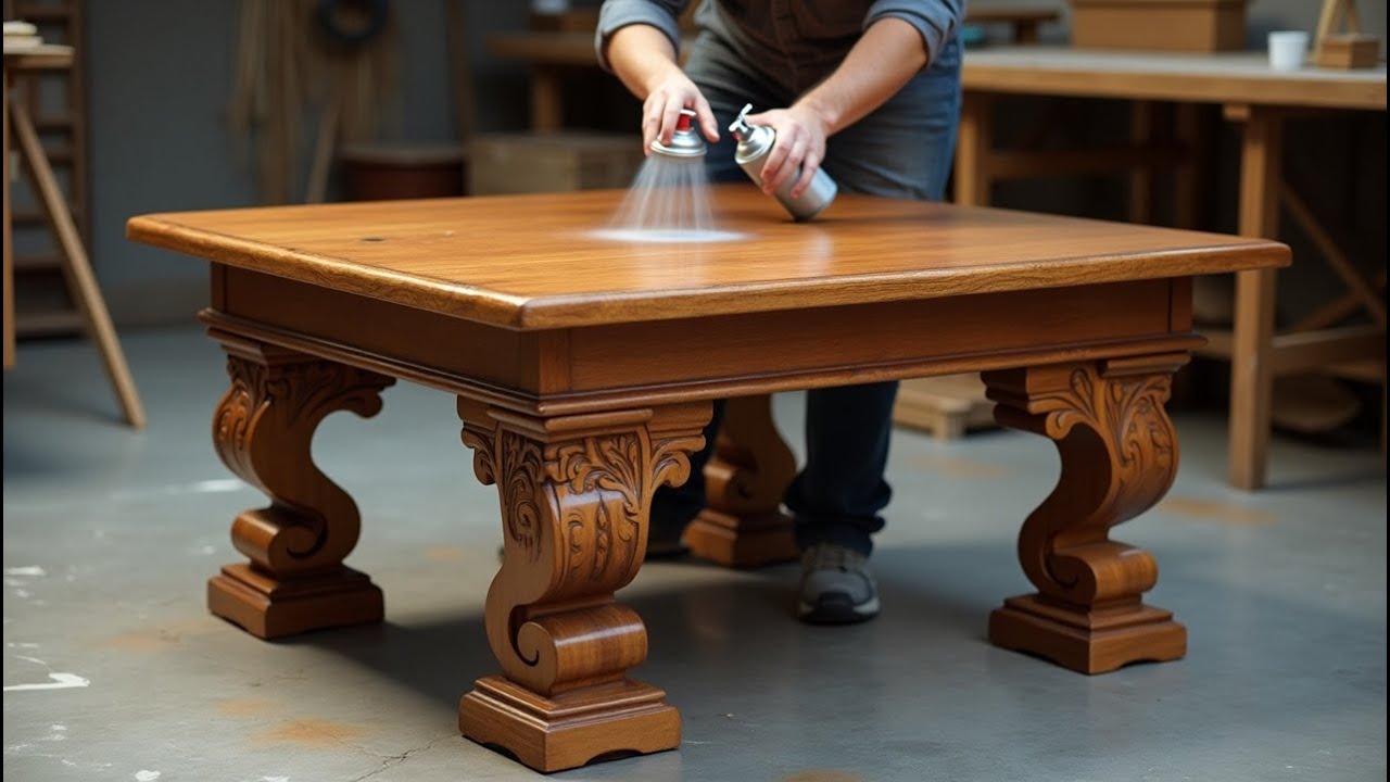 Amazed By The Transformation Natural Wood | Journey to Perfecting Beautiful Handcrafted Coffee Table