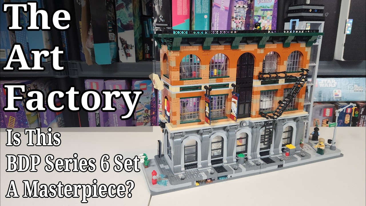 The Art Factory! My Newest LEGO Bricklink Designer Program Set