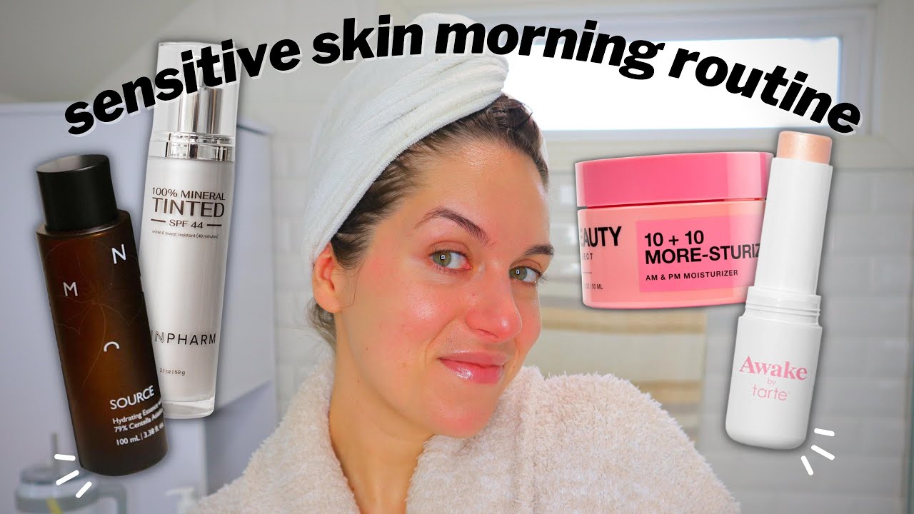 UPDATED MORNING SKINCARE ROUTINE // testing new spf + glowing skin