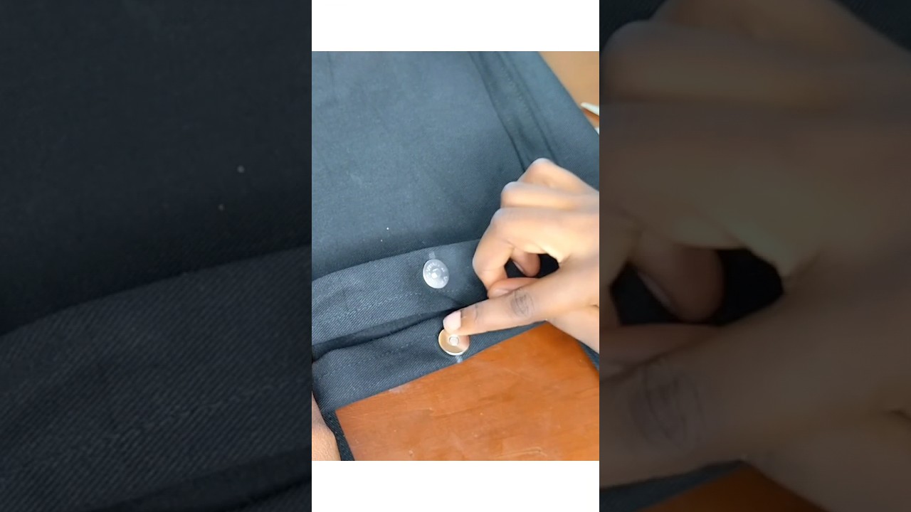 How to insert a magnetic snap on a tote bag #diy . full tutorial on my channel
