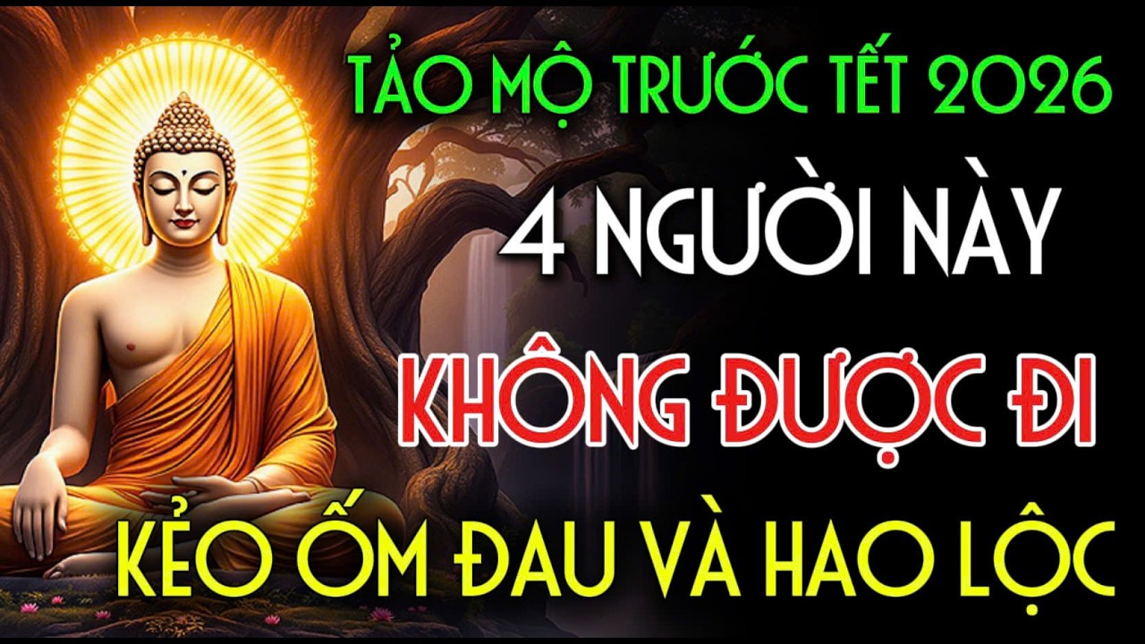 TUYỆT ĐỐI CẤM 4 NGƯỜI NÀY ĐI TẢO MỘ 2026, KẺO ỐM ĐAU TRIỀN MIÊN, HAO TÁN TÀI LỘC ! Nhân Tâm Chỉ Lộ