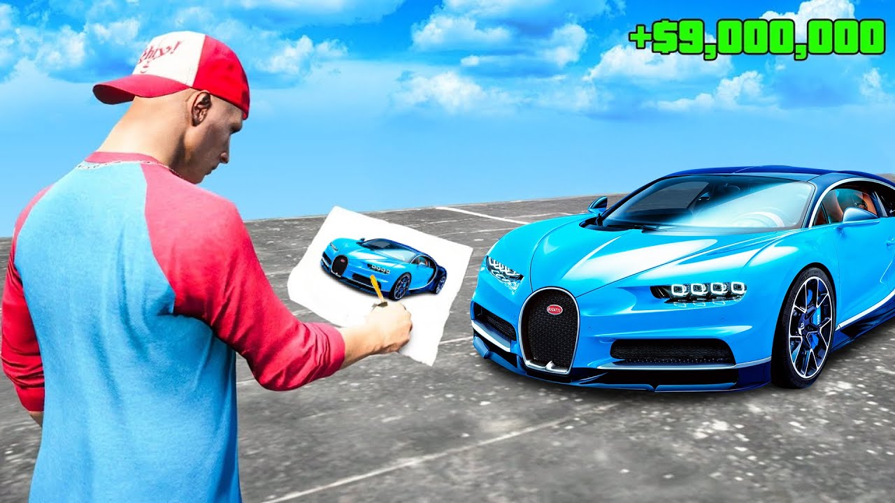 ALLES was ich ZEICHNE wird REAL in GTA 5!