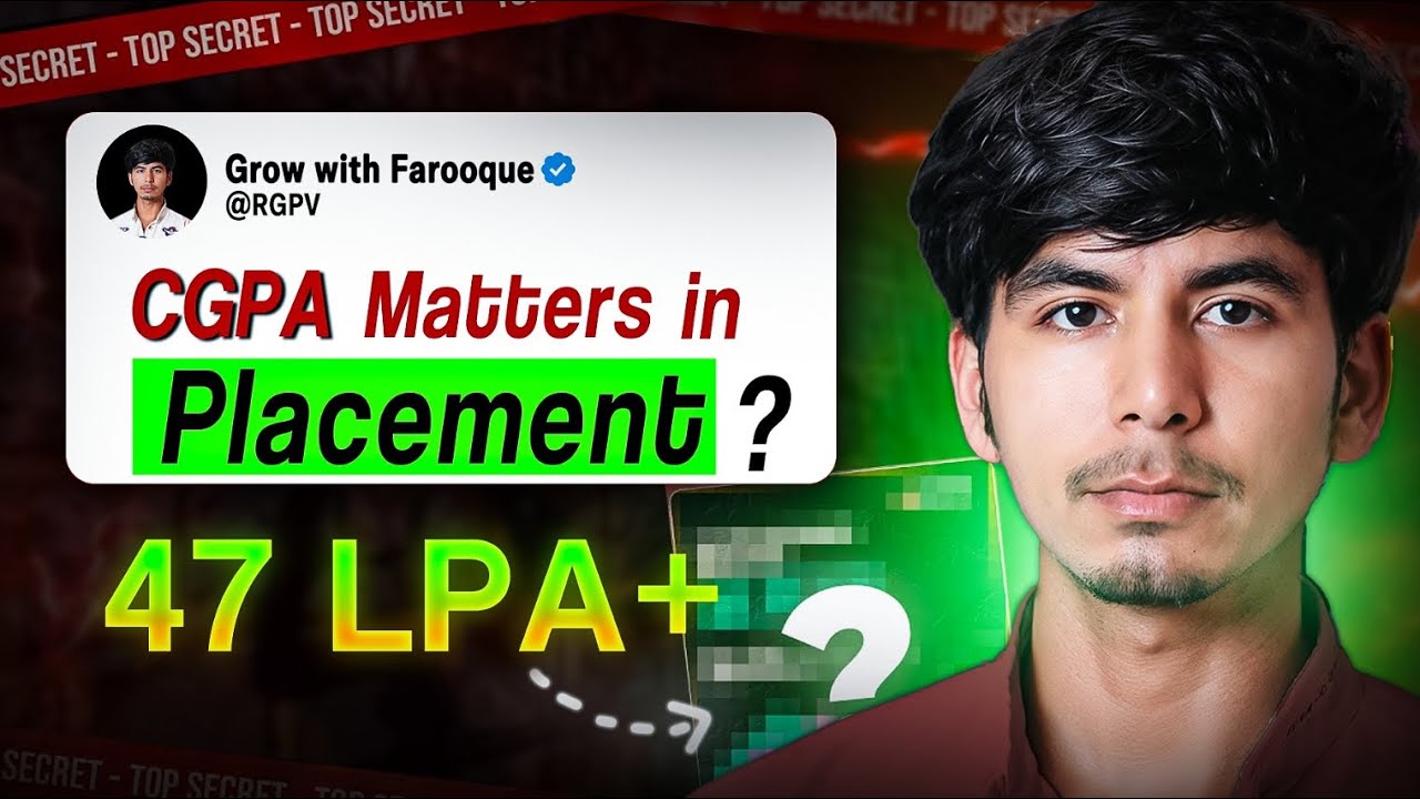 Do CGPA Really matters in placement? | Complete Reality Check! 