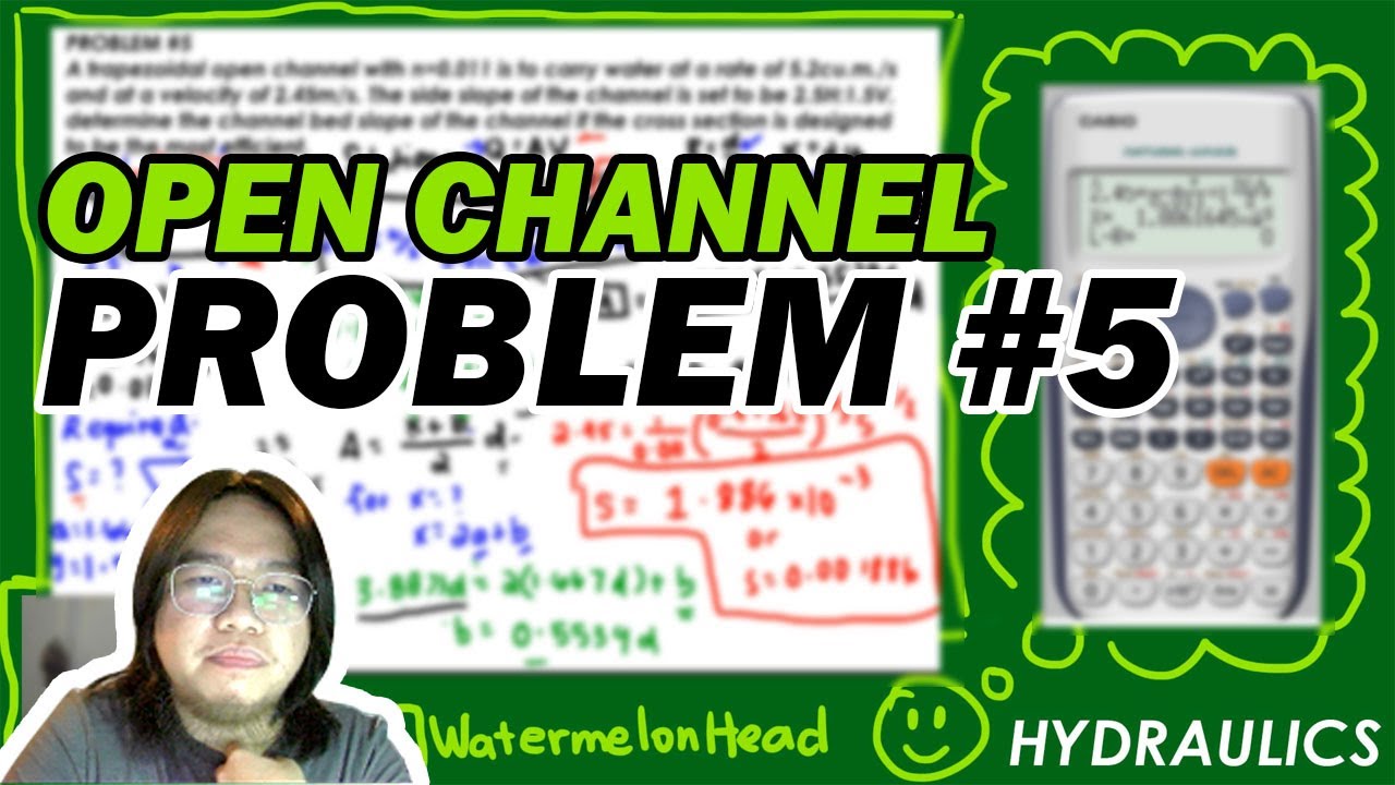 Open Channel - Most Efficient Cross Section - Problem #5