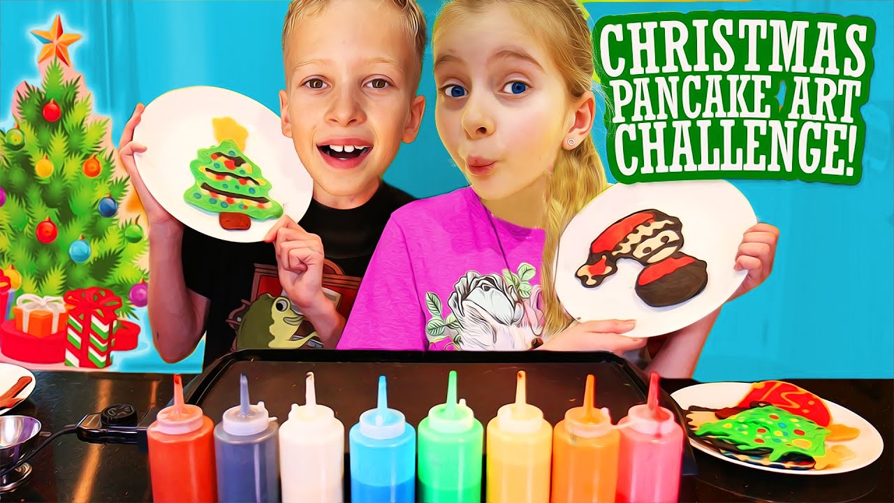 🎄 Schimb de cadouri de Crăciun🎉 Clătite colorate 👙 FILMUL