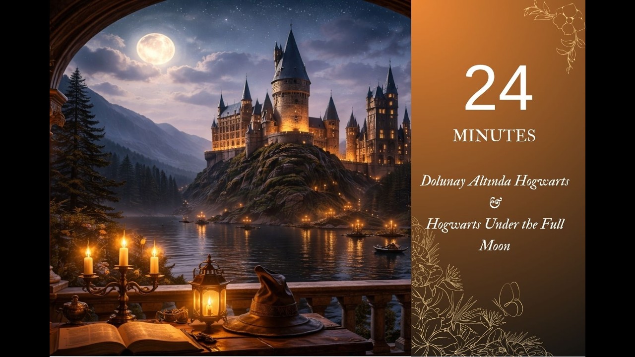 Dolunay Altında Hogwarts 🛶 Hogwarts Under the Full Moon #harrypotter #hogwarts