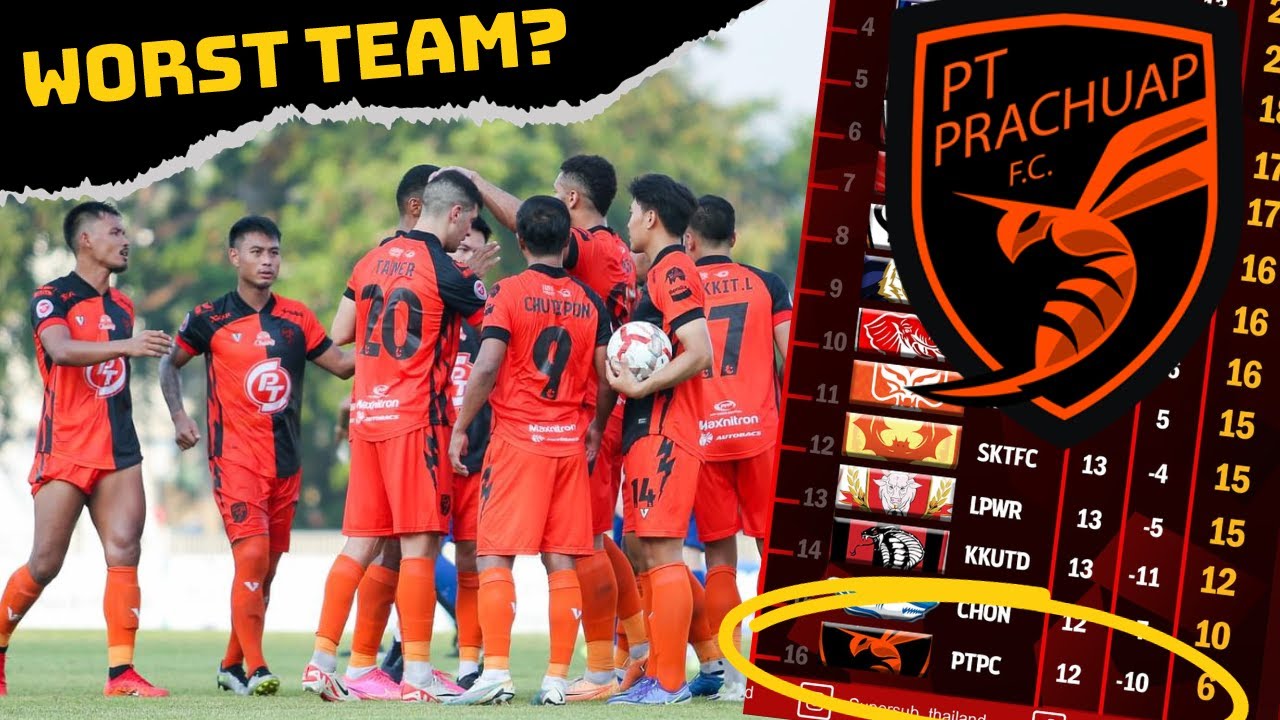 I Watched the WORST Football Team in Thai League 1 - PT Prachuap 2023/24