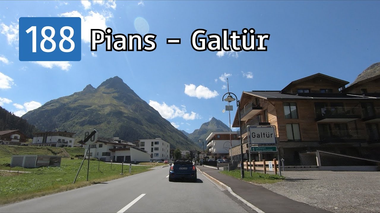 Austria: B188 Pians - Galtür (Paznauntalstraße)