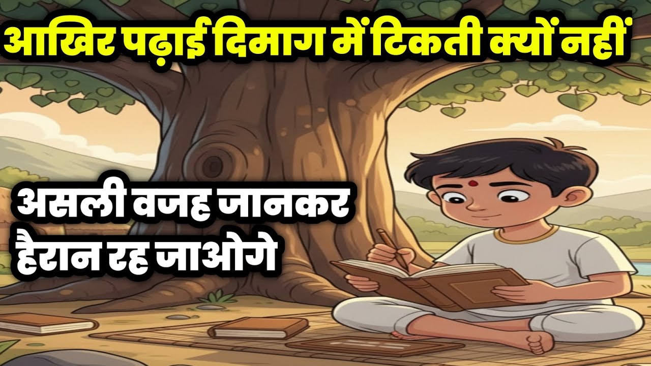 आखिर पढाई दिमाग मे टिकती क्यो नही || Indian anicent story || असली वजह जानकर हैरान हो जाओगे || 