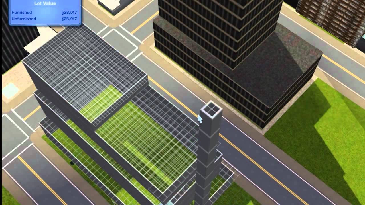 sims 3   building a skyscraper   C A W NYC