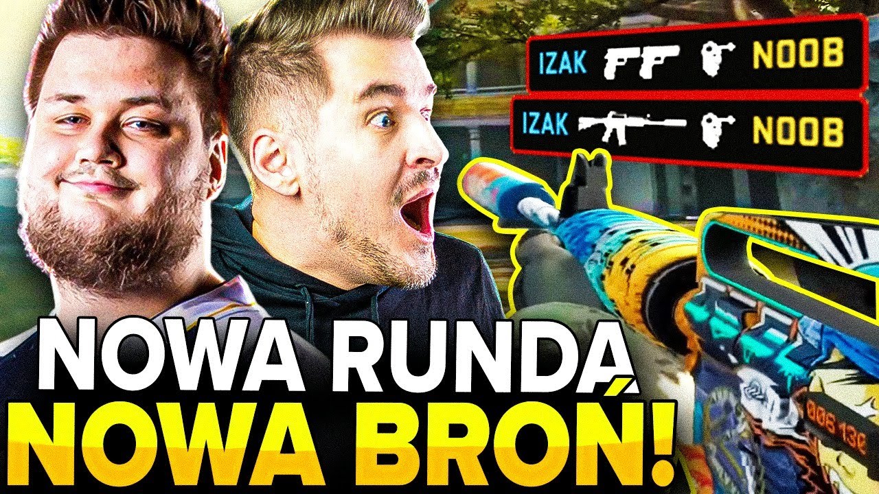 KAŻDA RUNDA Z INNĄ BRONIĄ CHALLENGE! - WINGMAN ZE SNAXEM
