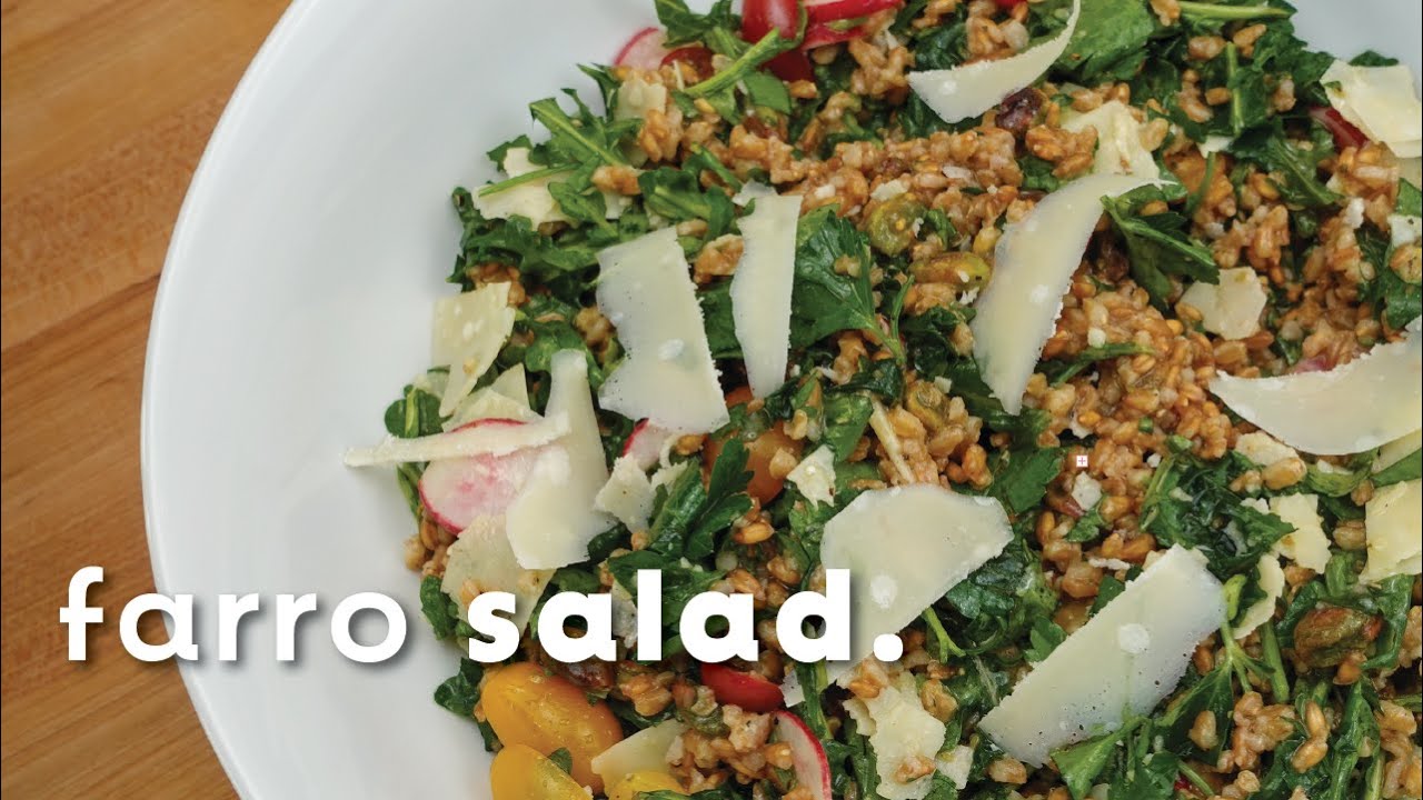 The BEST Farro Salad I’ve Ever Made! | Charlie Bird's Farro Salad Recipe