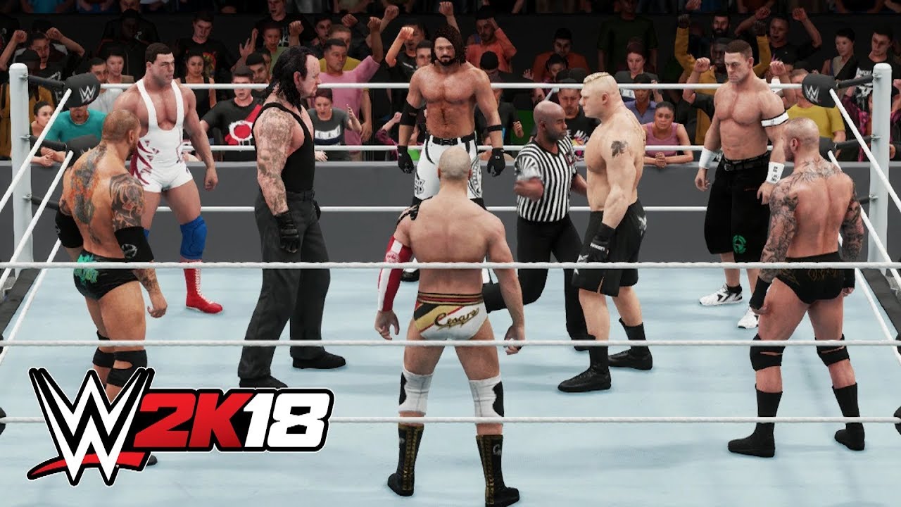 WWE 2K18 - Fatal 8 Way / Eight Pack Challenge Match! (WWE 2K18 Custom Matches)