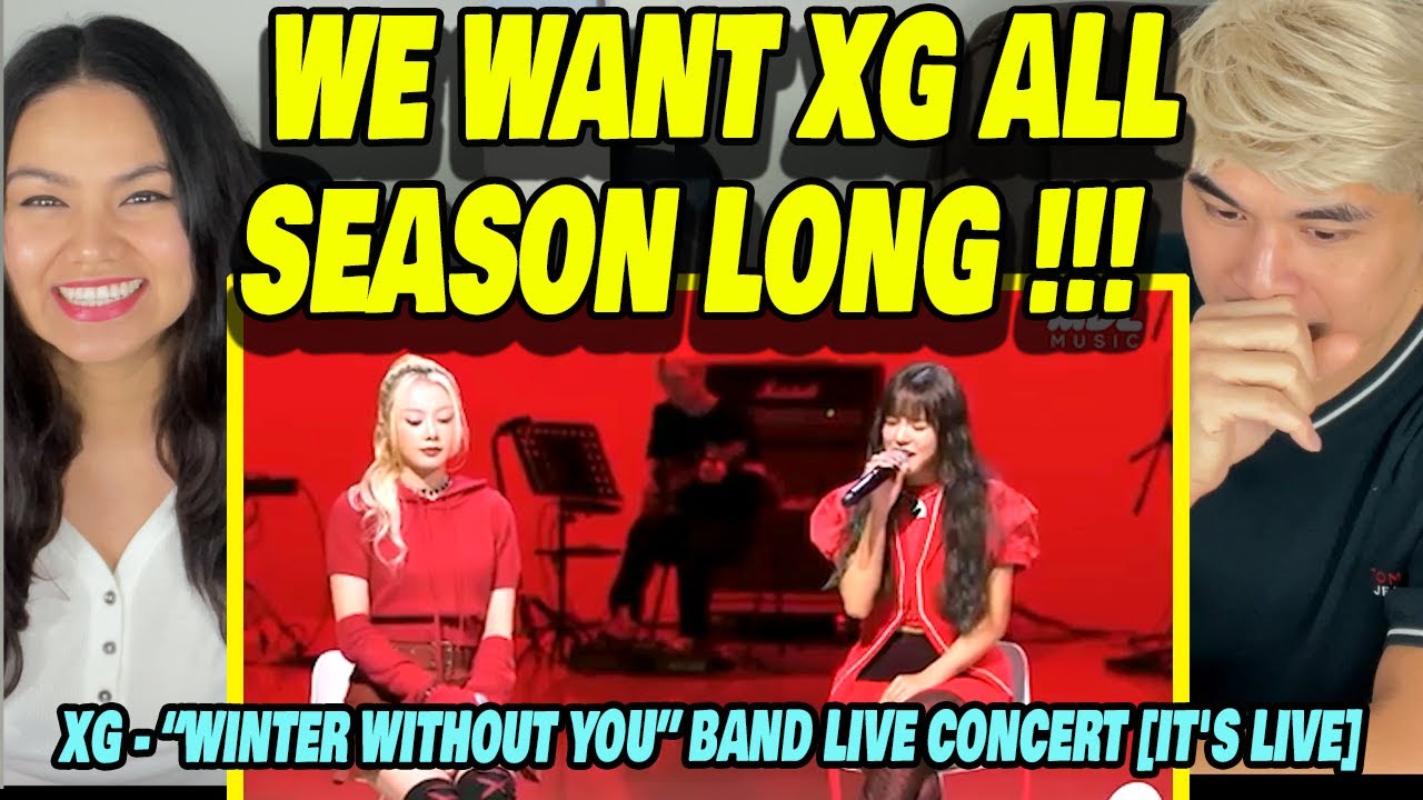 FIRST WATCH | XG - “WINTER WITHOUT YOU” Band LIVE Concert [it's Live] [4K]