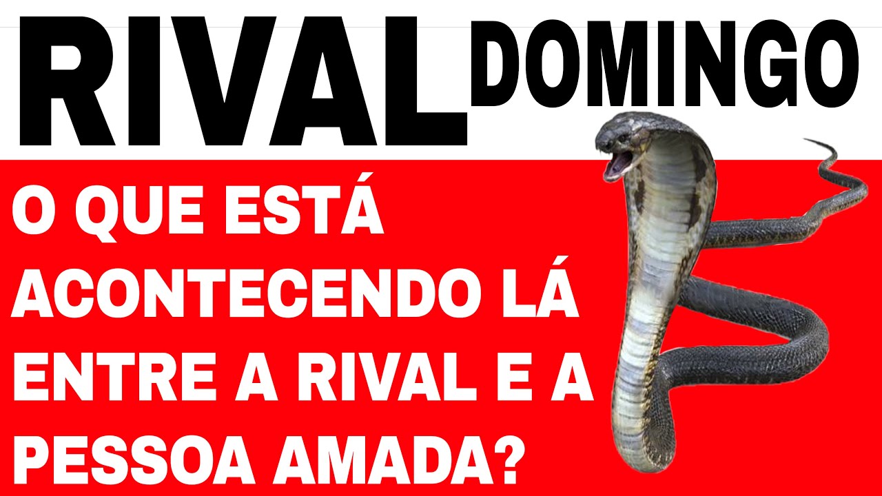 RIVAL COM ELE (A) HOJE DOMINGO TAROT BARALHO CIGANO
