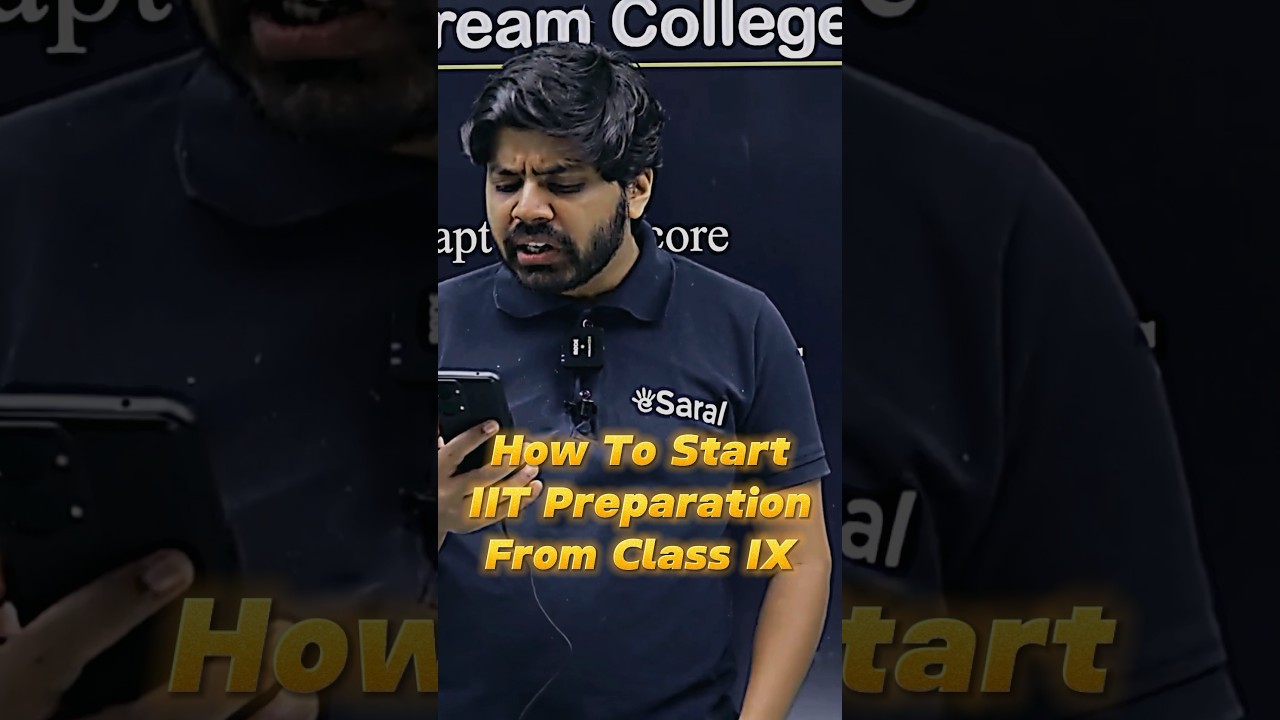 How To Study For IIT JEE from Class 9 🤔 | How to become Topper #shorts #esaral #study #iit #jee