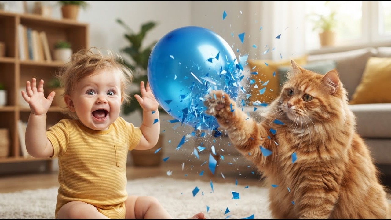 Funny Baby Moments with Cat & Dog 🐱🐶👶 | Non Stop Baby Laughing & Giggles Funny Dog & Baby