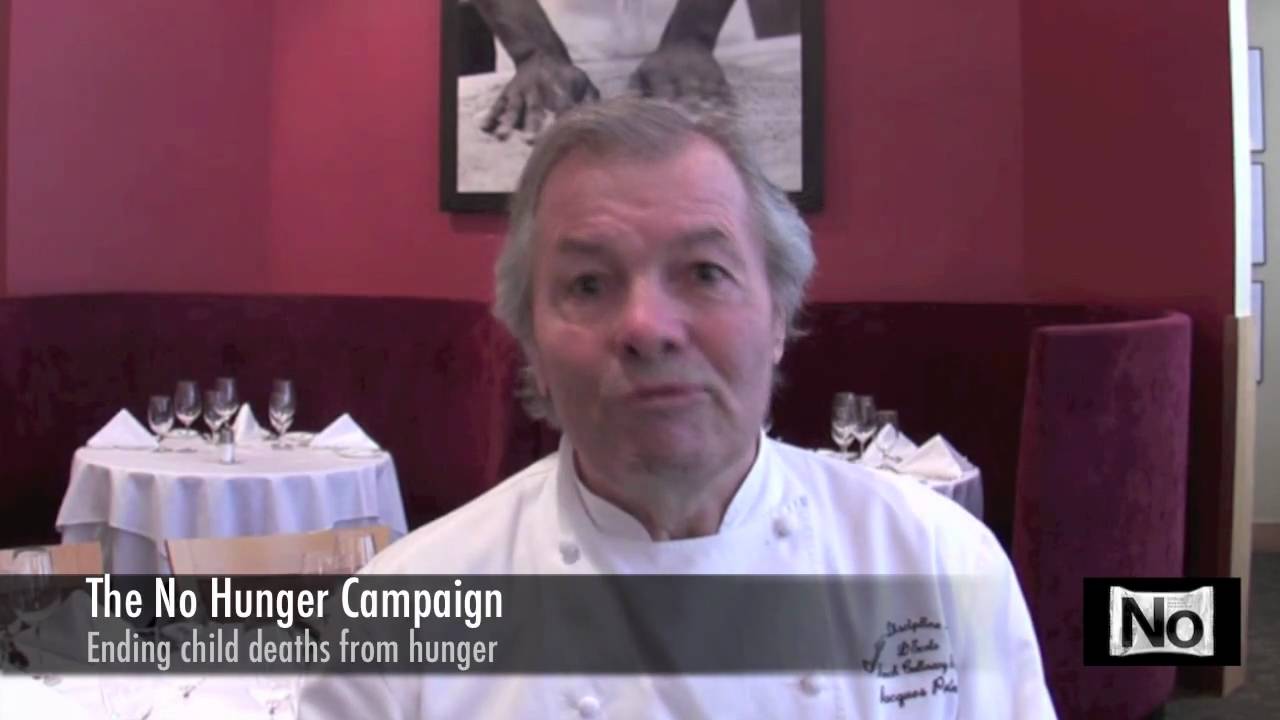Jacques Pepin Endorsing the No Hunger Campaign