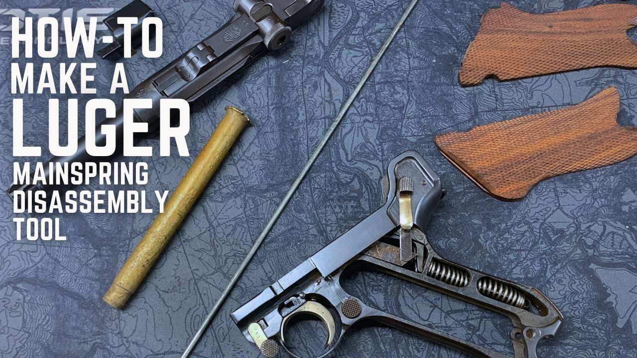Making a Luger Mainspring Disassembly Tool
