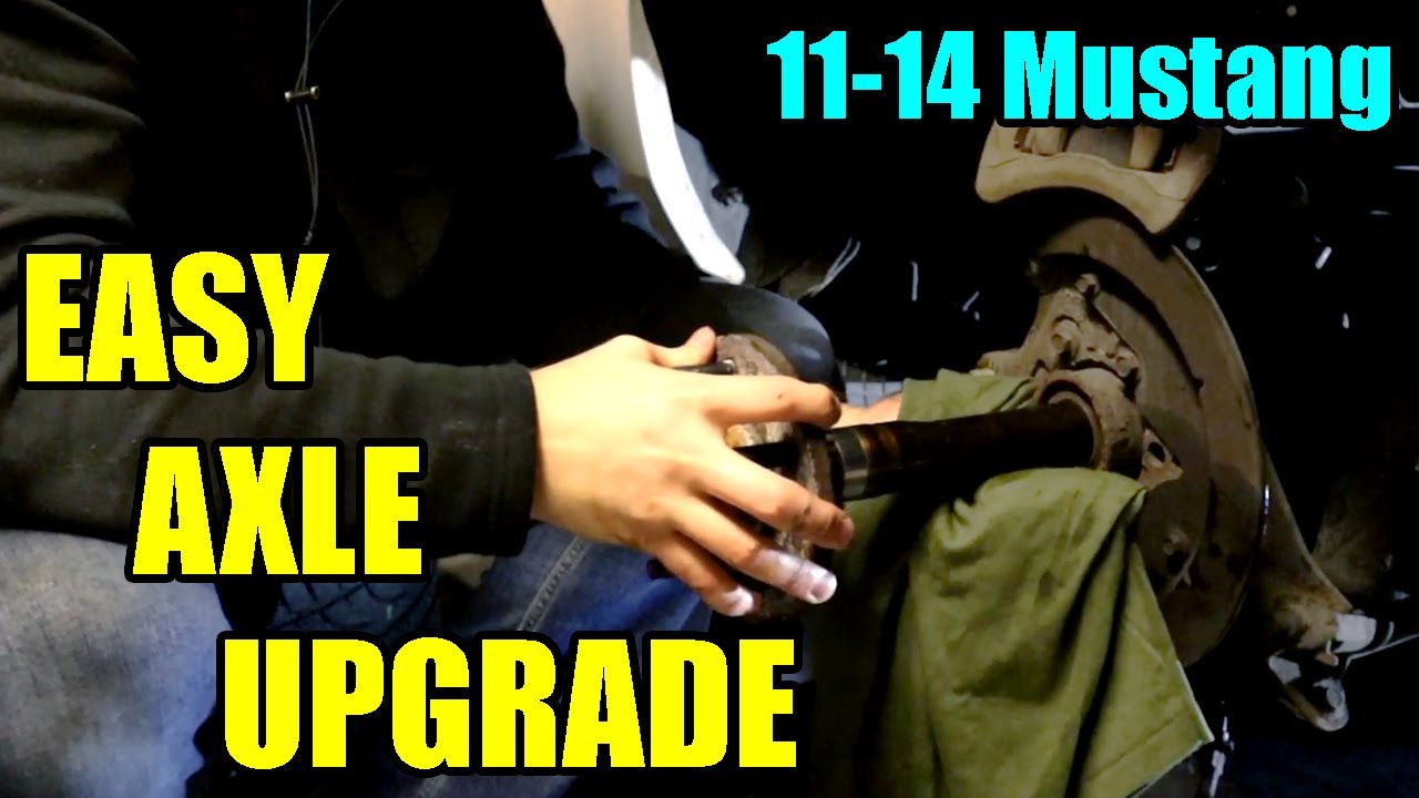 Installing - Moser 8.8 Axles 2011-2014 Ford Mustang (upgrade for big power)