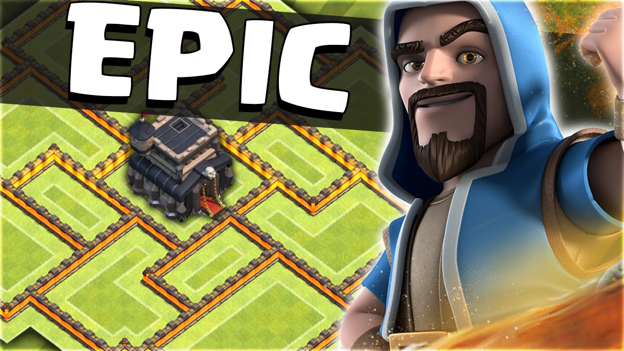 Clash of Clans – EPIC 'TOWN HALL 9 FARMING BASE'!! (CoC Best TH9 Hybrid/Trophy Base 2016)