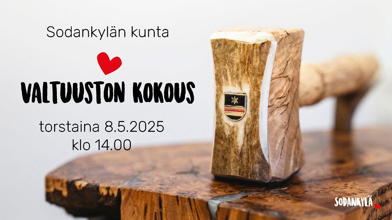 Sodankylän kunnanvaltuuston kokous to. 8.5.2025