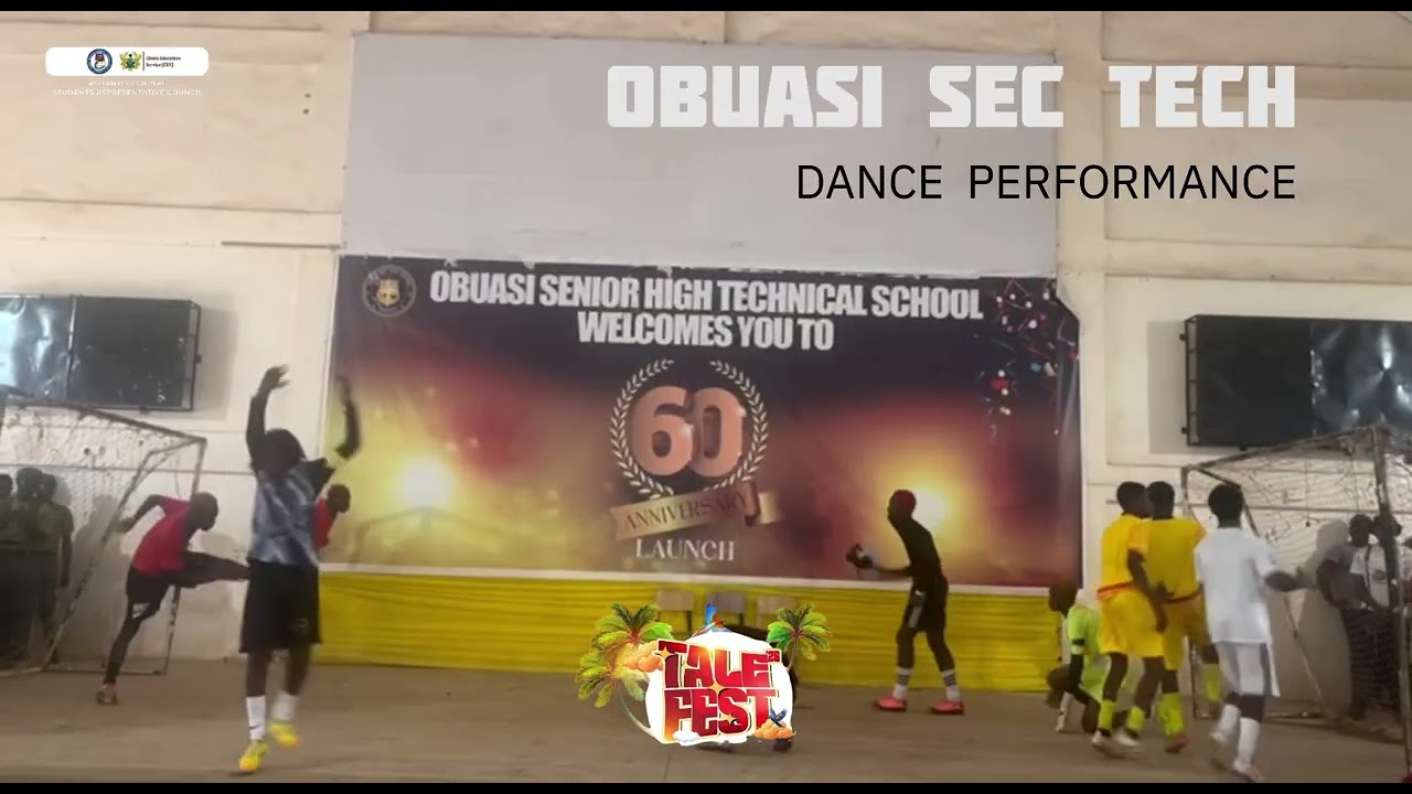 Obuasi Sec Tech dance performance 🎭 