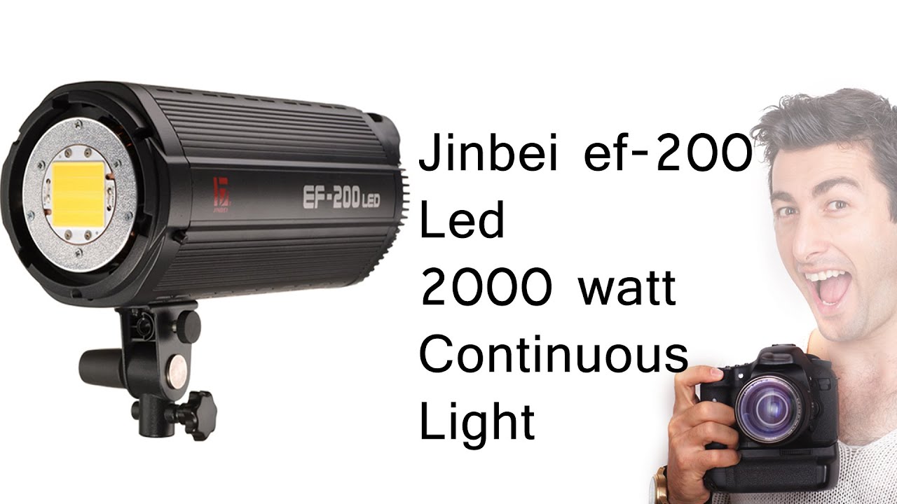 Jinbei ef 200  Led Continuous Light review (2000 watt)