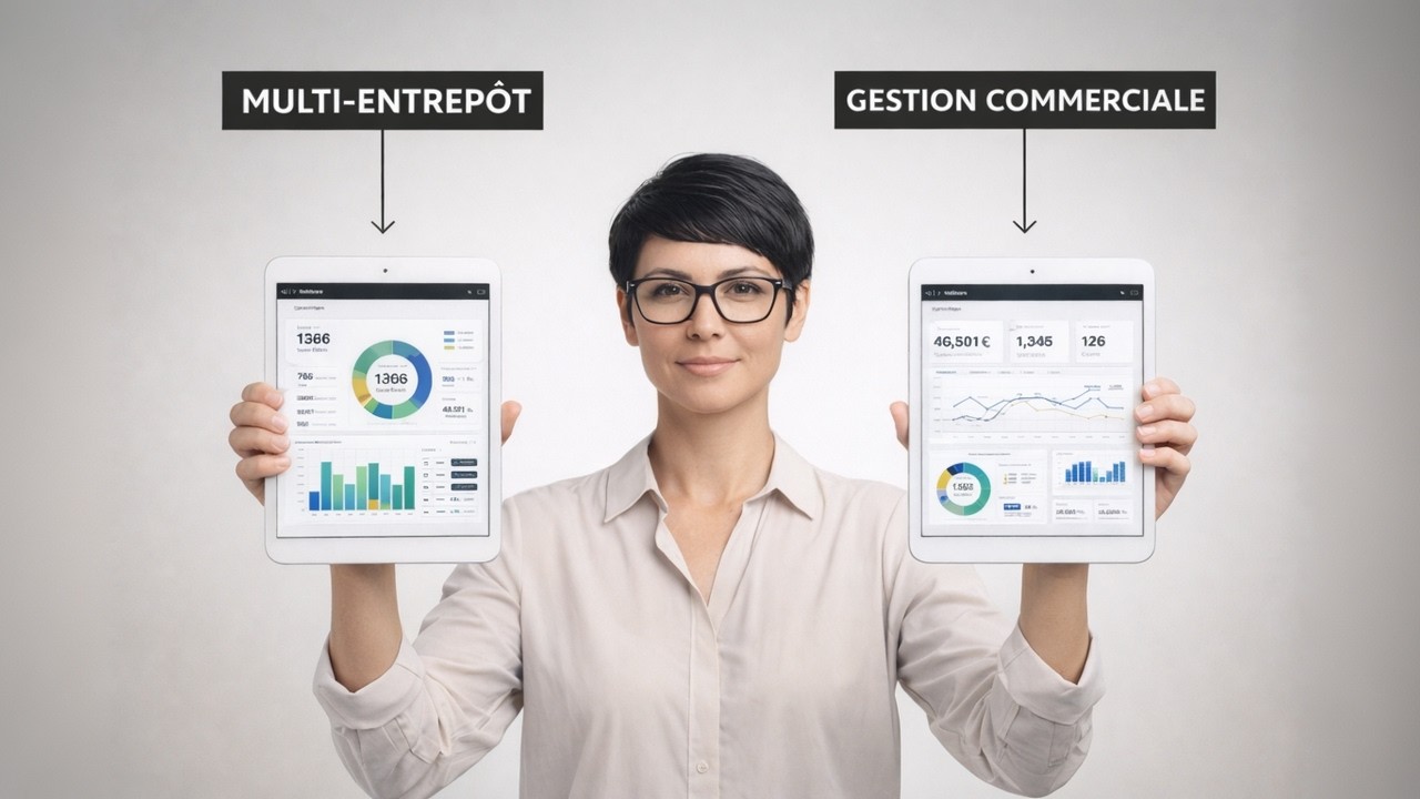 Logiciel multi-entrepôts et de gestion commerciale