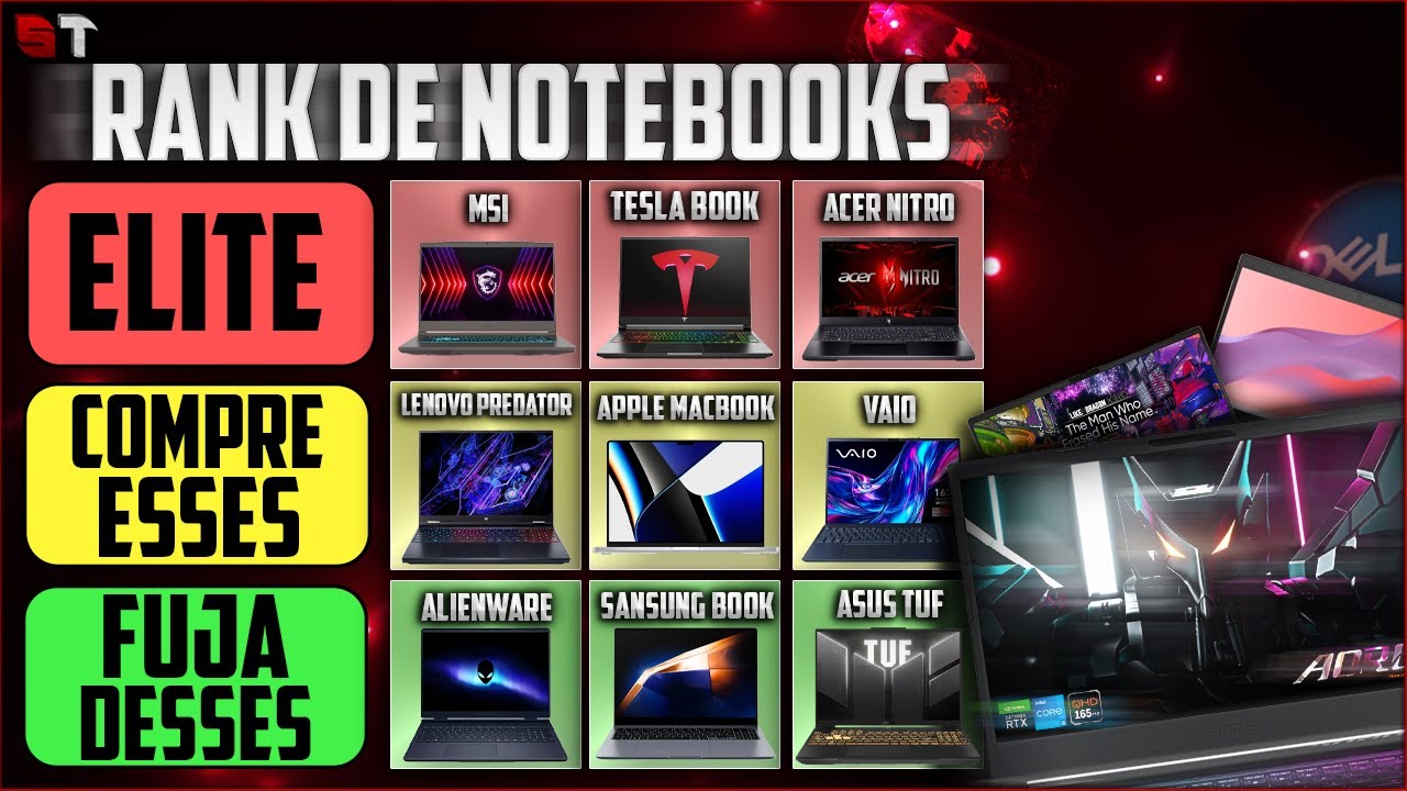 Rankeando: Melhores e Piores Notebooks para Comprar - Guia completo