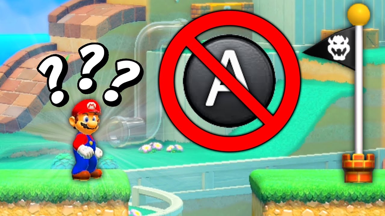 Mario Maker 2 aber ich DARF NUR BESTIMMTE TASTEN DRÜCKEN!