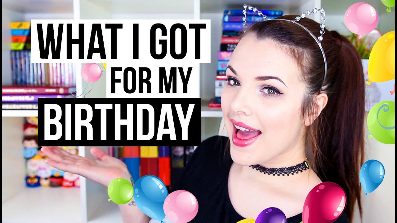 WHAT I GOT FOR MY BIRTHDAY 2016 | Cherry Wallis