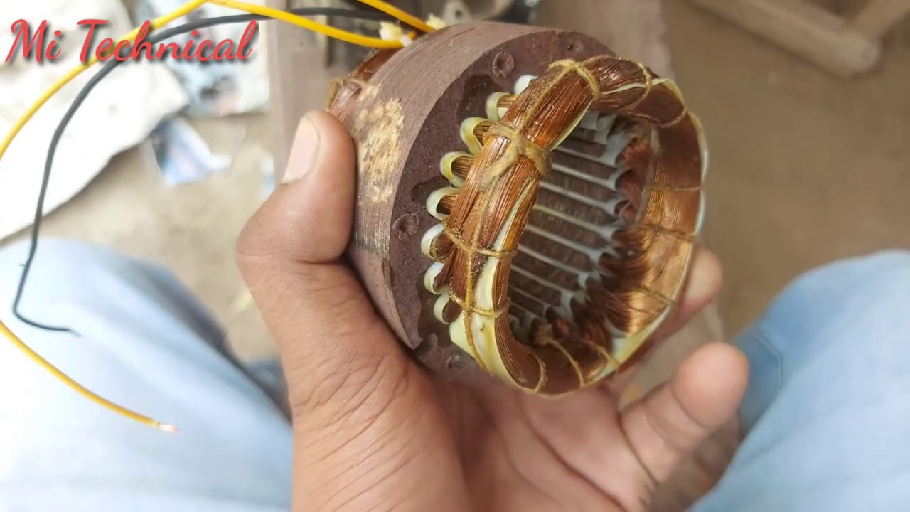 Motor Repairing स्टेटर, बैरिंग और वार्निष चेंज करना सीखें || 100%Prectical फर्राटा पंखा