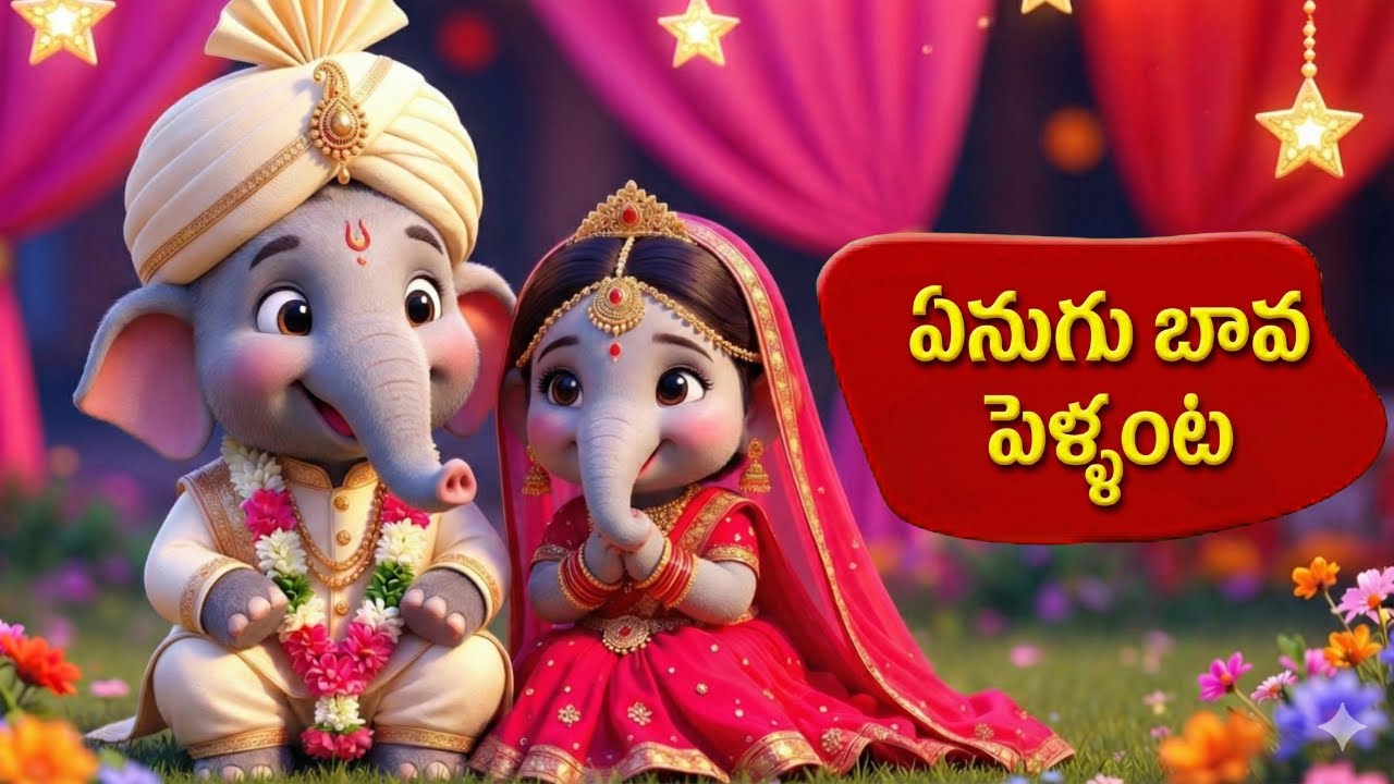 ఏనుగు బావ పెళ్ళంట | Enugu Bava Wedding Song |Telugu Rhymes | Telugu Song For Children
