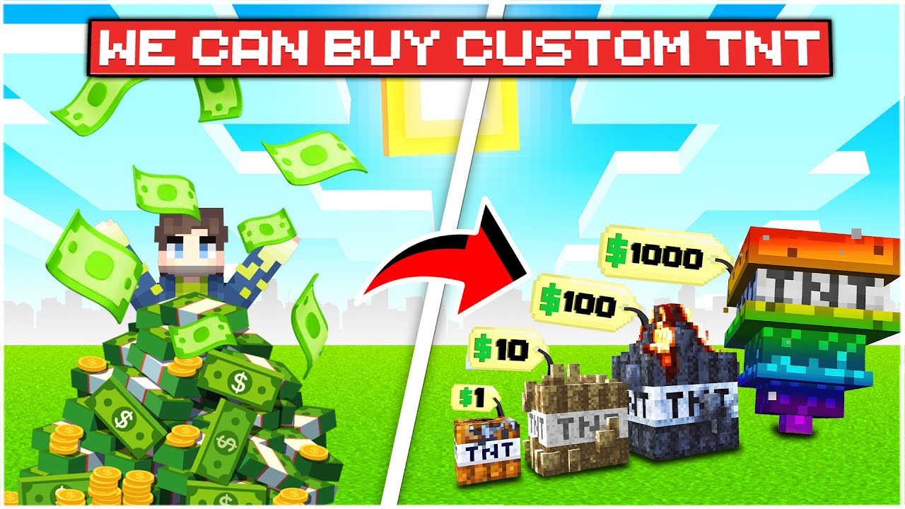 Minecraft, But We Can Buy Custom TNTs | Minecraft in Telugu | Maddy Telugu Gamer