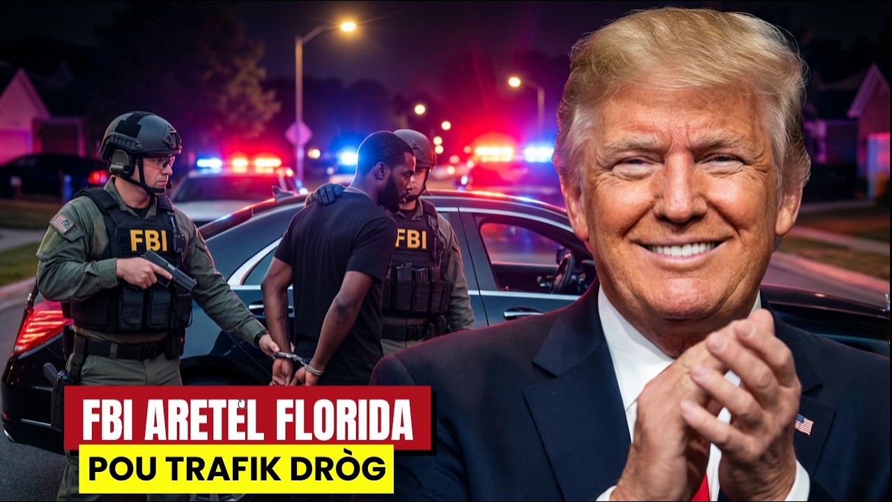 FBI ARETEL FLORIDA POU KOZE TRAFIK GADE SAK PASE | GABRIEL