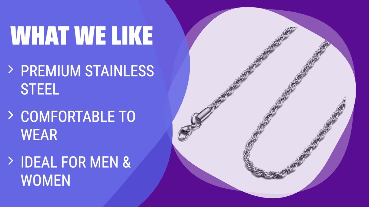 The Top 5 Best Rope Chains For Men in 2024 - Must Watch Before Buying!