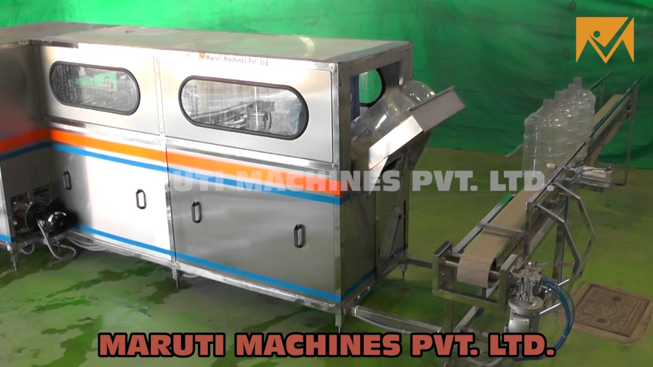 20 Ltr Jar Rinsing Filling Capping Machine