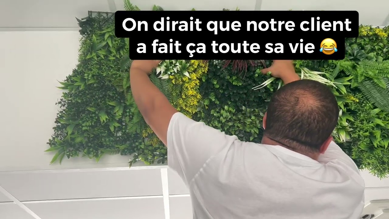 Guide Installation mur végétal artificiel sur un mur interieur ( TUTO FACILE  🌵)