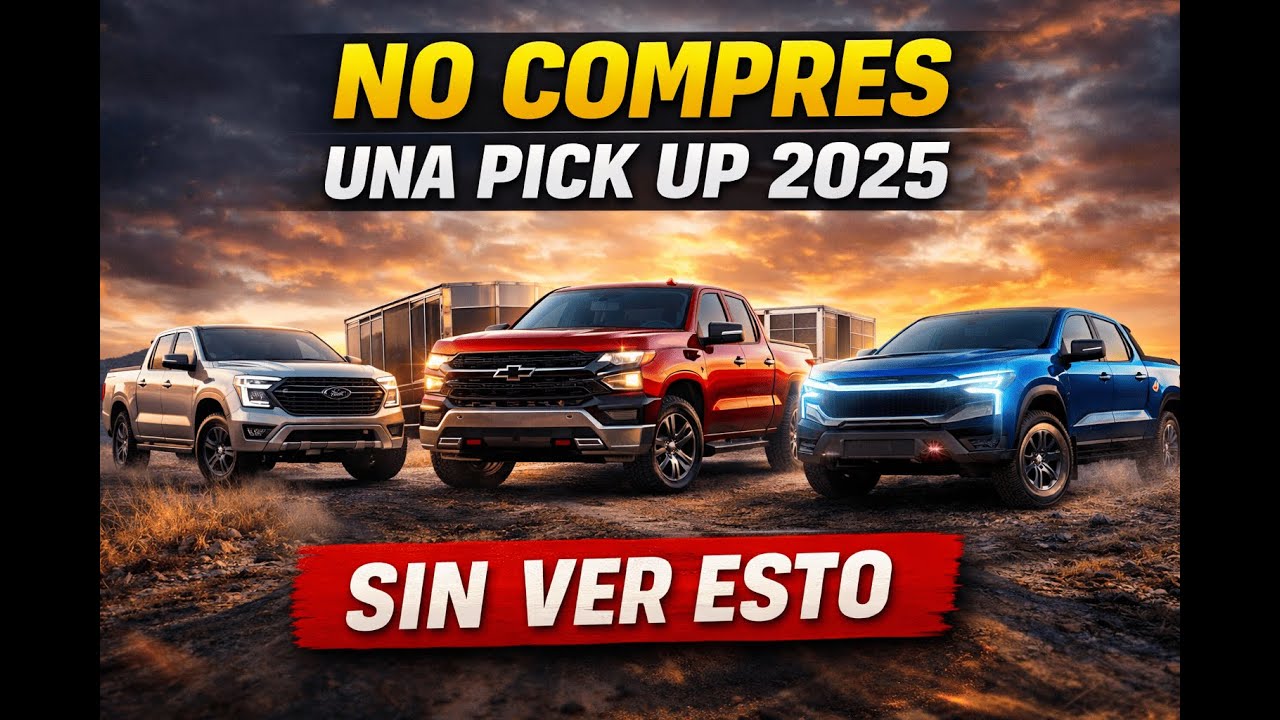 NO Compres una Pick Up en 2026 sin Ver Este Video | Las 5 Pick Ups que SÍ Valen la Pena del 2025