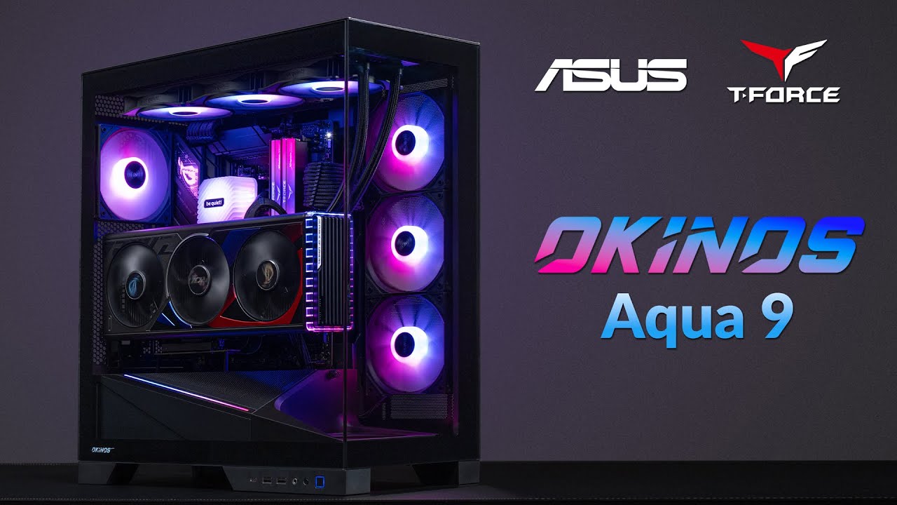 Сборка игрового ПК на базе AMD Ryzen 7 9800X3D | RTX 4080 SUPER Strix + Okinos Aqua 9 + Asus B850-F