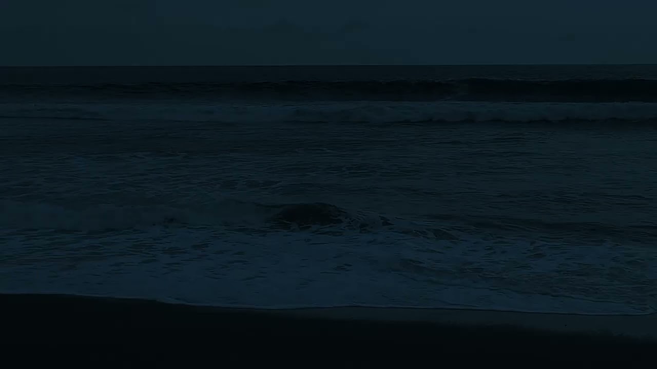 Relaxing Ocean Waves For Deep Sleep | Dark Screen 12 Hours Insomnia Relief And Peaceful Rest