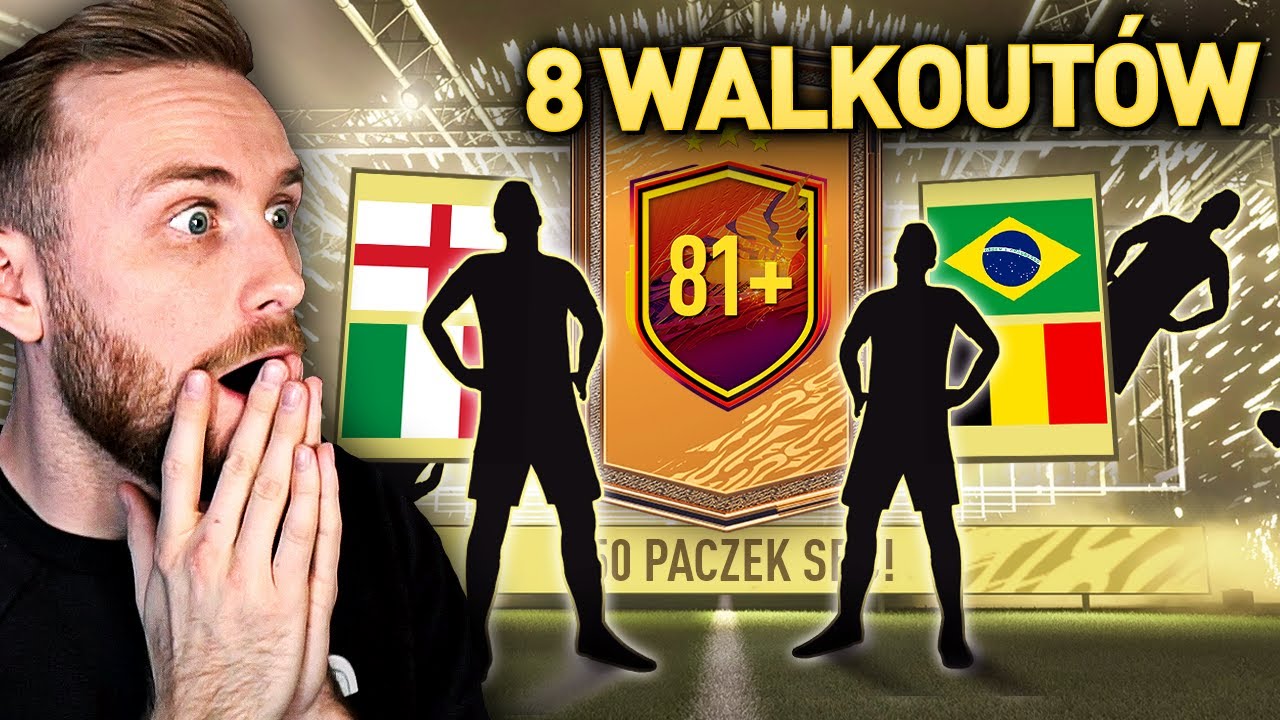NAJLEPSZE SBC?! AŻ 8 WALKOUT&Oacute;W Z 50 PACZEK 81+!