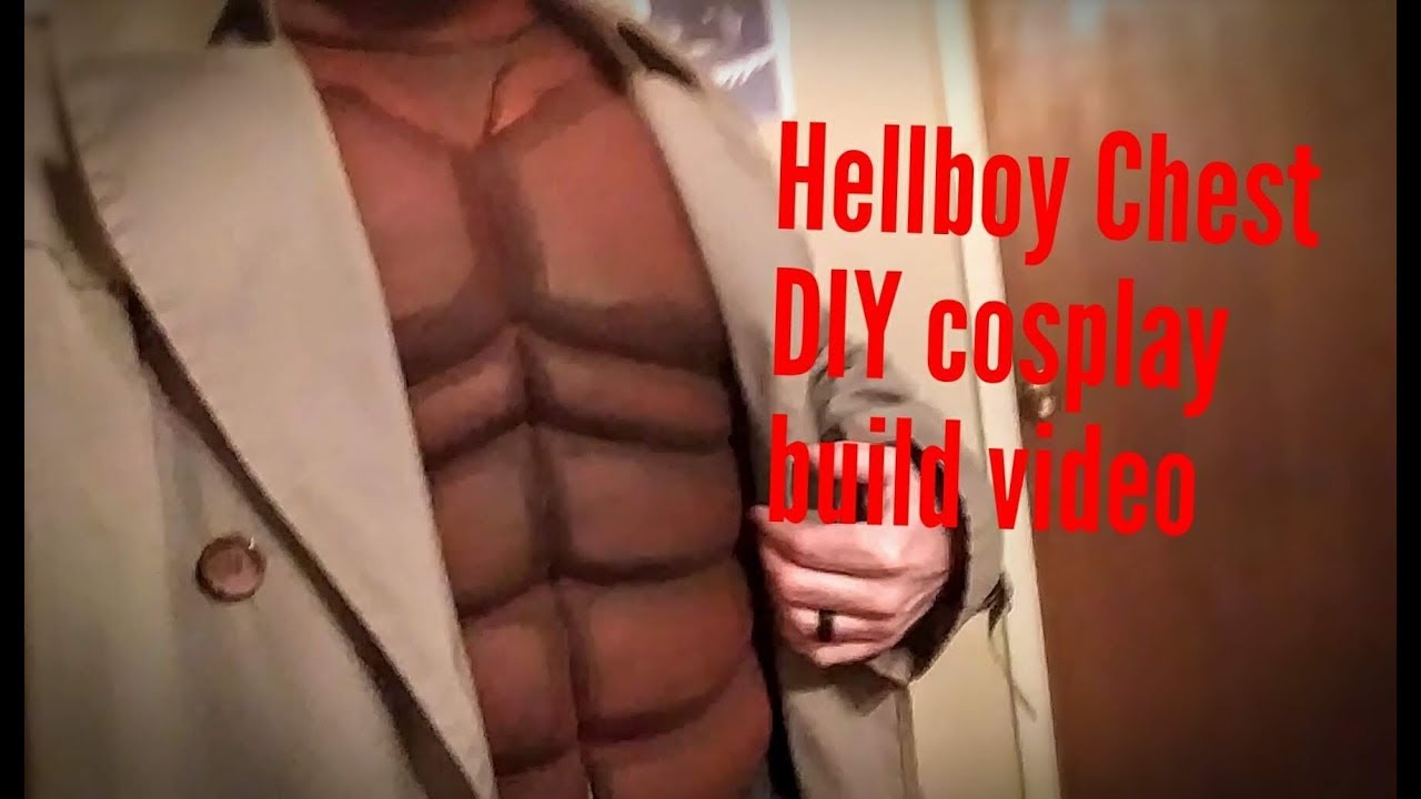 Hellboy chest diy cosplay build
